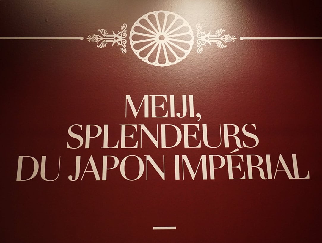 Exposition Musee Guimet - Meiji - splendeurs du Japon Imperial - Blog Janvier 2019 - 1