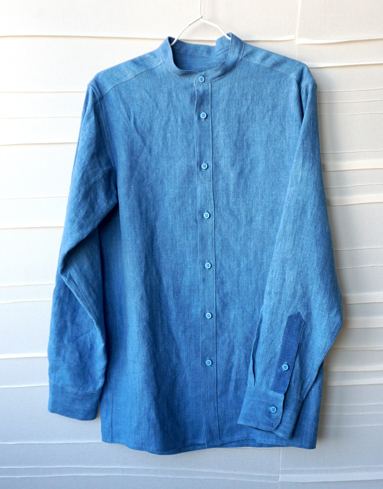 Modele final de chemise – Projet Bleu – Studio sur-mesure