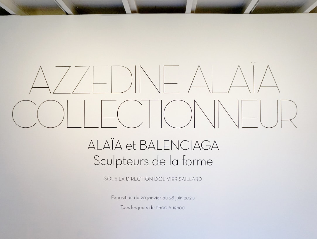 Exposition Azzedine Alaia - Collectionneur - Alaia et Balenciaga - Sculpteurs de la forme - Blog Janvier 2020 - 1